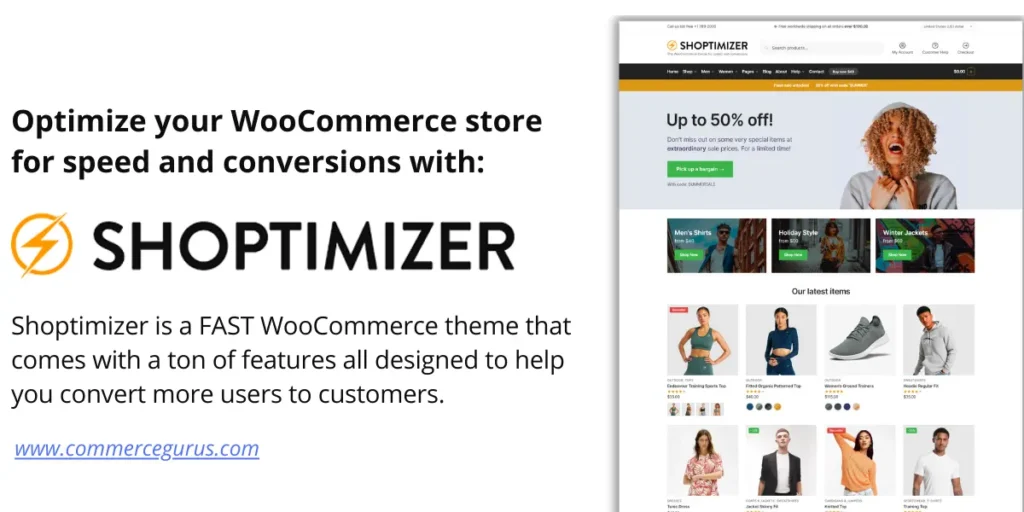 Shoptimizer Fastest WooCommerce Theme